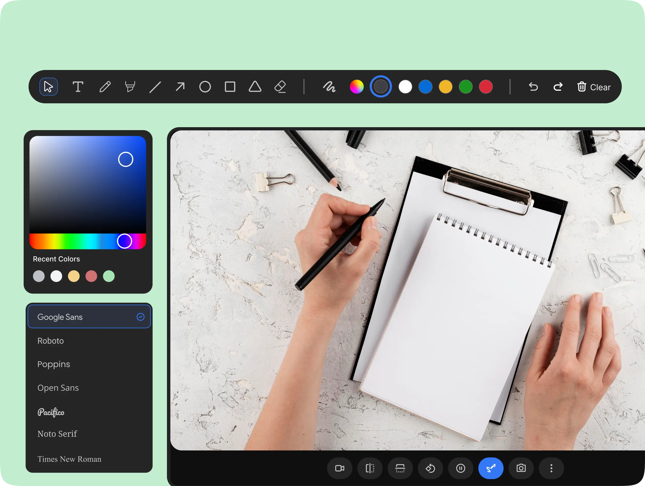 Camera UI